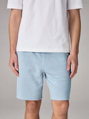 Light Blue Soft Fabric Jersey Shorts - Image 1 of 10