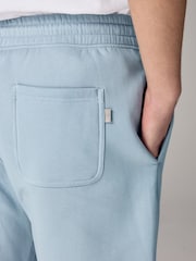 Light Blue Soft Fabric Jersey Shorts - Image 5 of 10