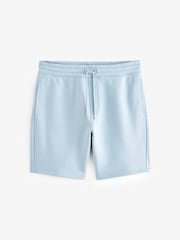 Light Blue Soft Fabric Jersey Shorts - Image 6 of 10