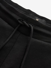Black Straight Fit Zip Pocket Jersey Shorts - Image 7 of 9