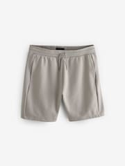 Grey Straight Fit Zip Pocket Jersey Shorts - Image 6 of 9