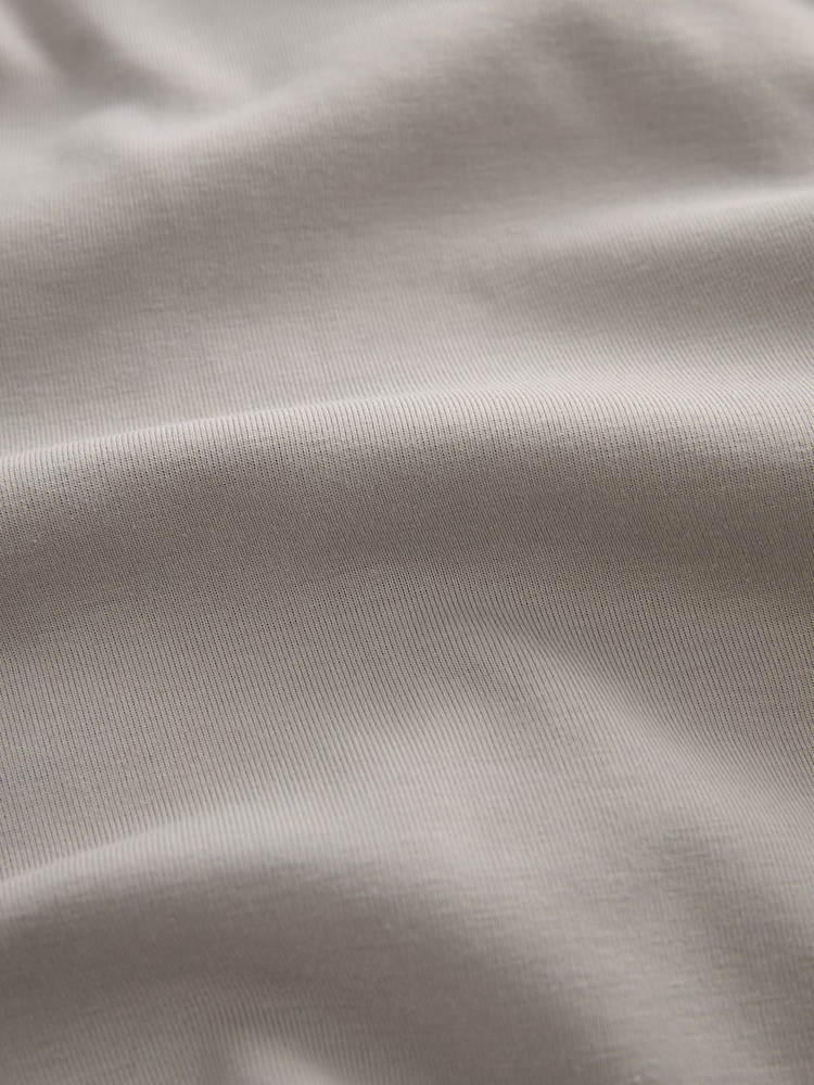 Grau - Gerade Passform - Jersey-Shorts mit Reißverschlusstaschen - Image 8 of 9
