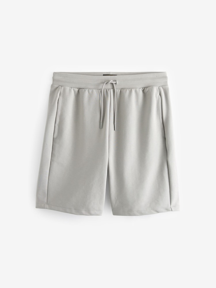 Black/Grey Zip Pocket Jersey Shorts 2 Pack - Image 10 of 13