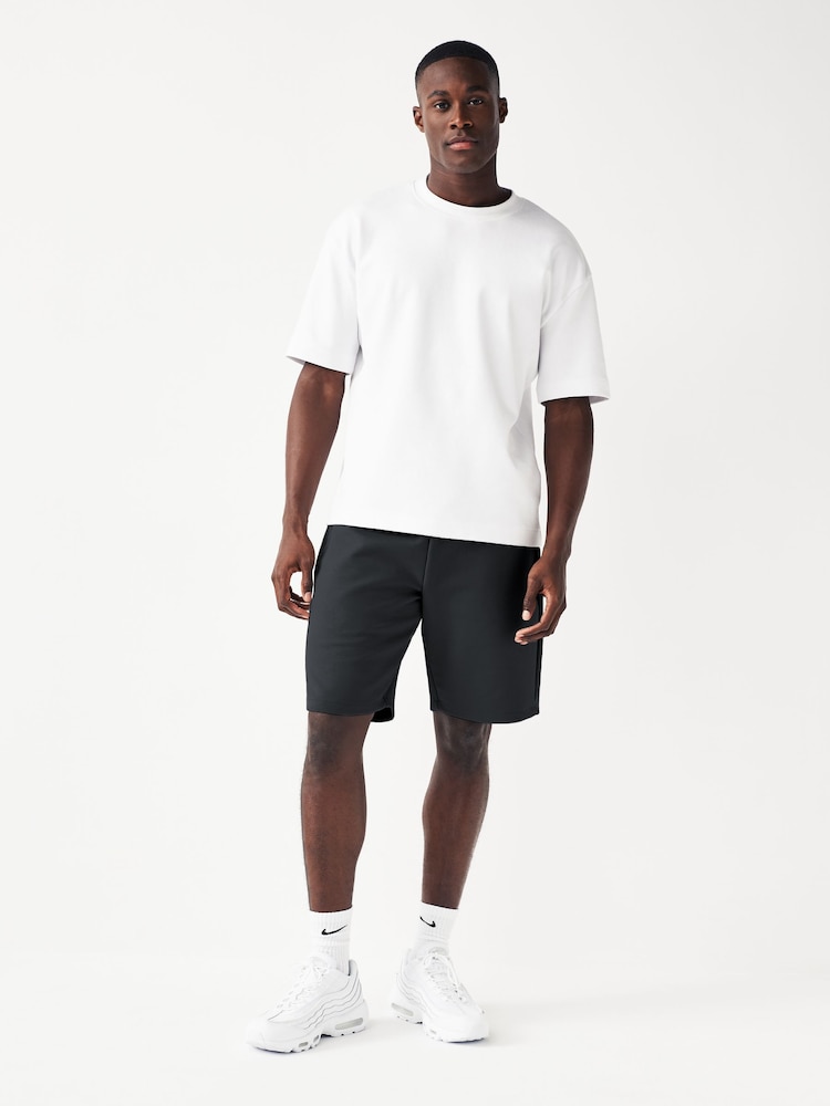 Black/Grey Zip Pocket Jersey Shorts 2 Pack - Image 6 of 13
