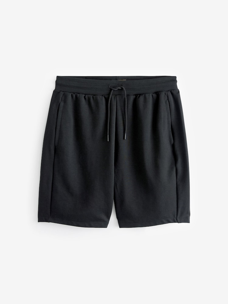 Black/Grey Zip Pocket Jersey Shorts 2 Pack - Image 9 of 13