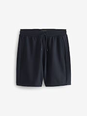 Navy Blue Straight Fit Zip Pocket Jersey Shorts - Image 5 of 8