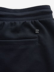 Navy Blue Straight Fit Zip Pocket Jersey Shorts - Image 7 of 8