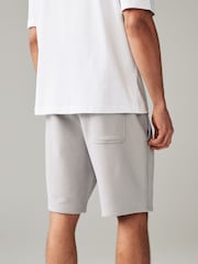 Light Grey Soft Fabric Jersey Shorts - Image 3 of 10