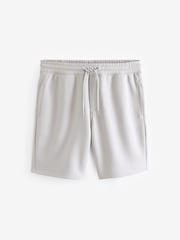 Light Grey Soft Fabric Jersey Shorts - Image 6 of 10