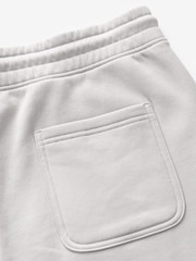 Light Grey Soft Fabric Jersey Shorts - Image 9 of 10