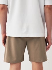 Dark Stone Straight Fit Zip Pocket Jersey Shorts - Image 2 of 9
