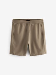 Dark Stone Straight Fit Zip Pocket Jersey Shorts - Image 6 of 9