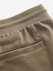 Dark Stone Straight Fit Zip Pocket Jersey Shorts - Image 8 of 9