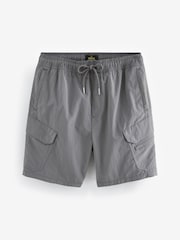 Charcoal Grey Tech Cargo EDIT Shorts - Image 7 of 10