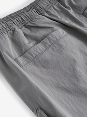Charcoal Grey Tech Cargo EDIT Shorts - Image 8 of 10