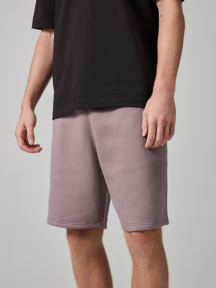 Purple Soft Fabric Jersey Shorts - Image 1 of 9