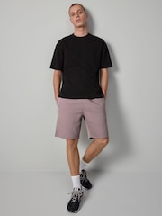 Purple Soft Fabric Jersey Shorts - Image 2 of 9