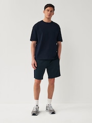 Marineblau/blau - Shorts aus weichem Jersey - Bild 2 von 9