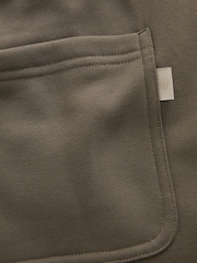 Brown Soft Fabric Jersey Shorts - Image 7 of 8