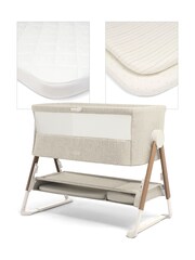 Mamas & Papas Brown Lua Fawn Crib Oatmeal Spot Bundle - Image 1 of 1