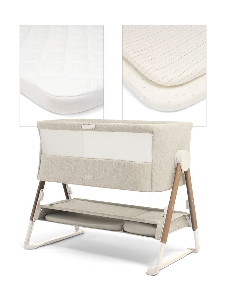 Mamas & Papas Brown Lua Fawn Crib Oatmeal Spot Bundle - Image 1 of 1