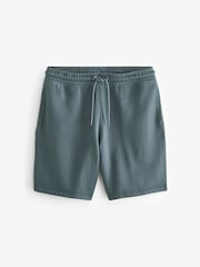 Blue Garment Dye 100% Cotton Jersey Shorts - Image 5 of 8