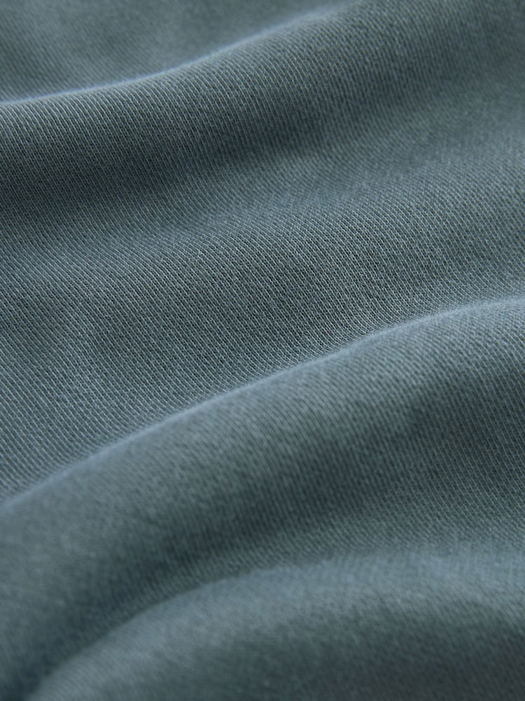 Blue Garment Dye 100% Cotton Jersey Shorts - Image 8 of 8