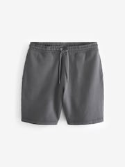 Slate Grey Garment Dye 100% Cotton Jersey Shorts - Image 5 of 8