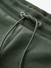 Dark Green Utility Jersey Shorts - Image 7 of 8