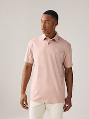 Ecru White/Pink/Blue Regular Fit Short Sleeve Jersey Polo Shirts 3 Pack - Image 2 of 11