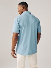 Ecru White/Pink/Blue Regular Fit Short Sleeve Jersey Polo Shirts 3 Pack - Image 5 of 11