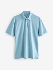 Ecru White/Pink/Blue Regular Fit Short Sleeve Jersey Polo Shirts 3 Pack - Image 9 of 11