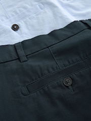 Navy/Light Blue Oxford Slim Fit Stretch Chino Shorts 2 Pack - Image 10 of 11