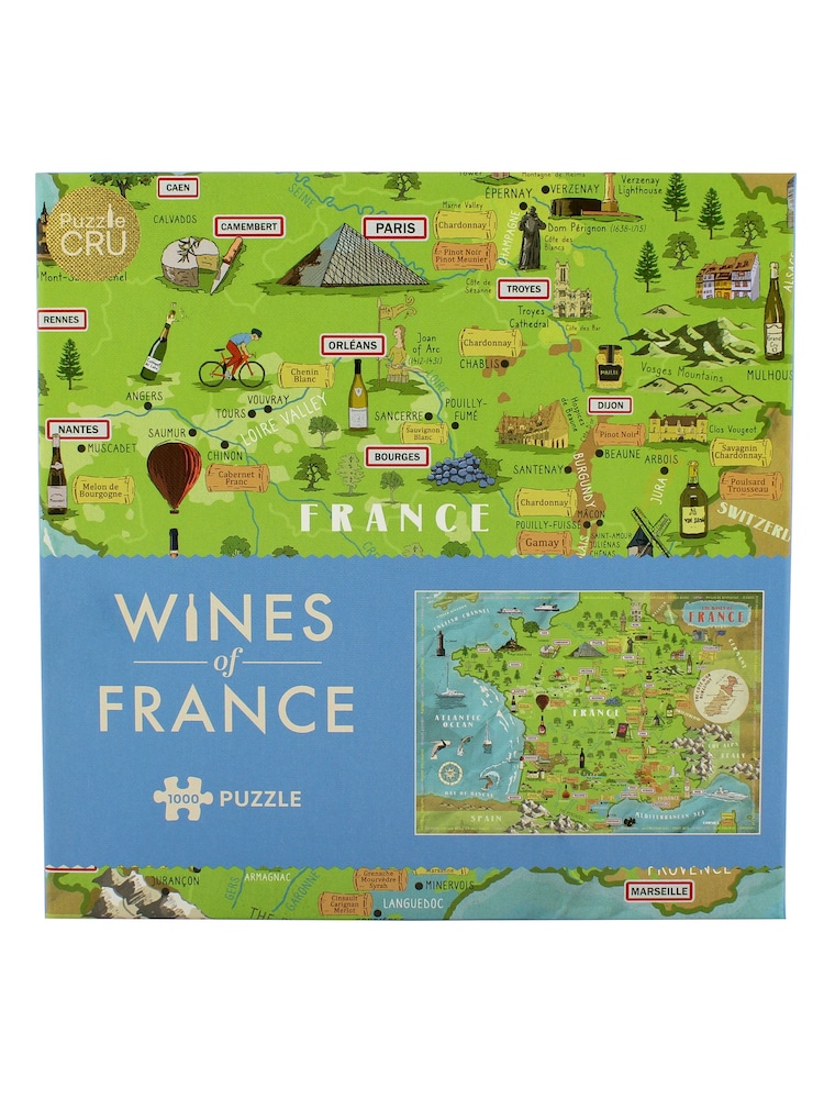 Ginger Fox Puzzle Cru Wines Of France - Image 1 of 6 Ginger Fox Puzzle Cru Wines Of France - Image 1 of 6