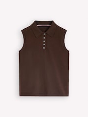 Boden Brown Chloe Henley Knitted Tank - Image 6 of 7