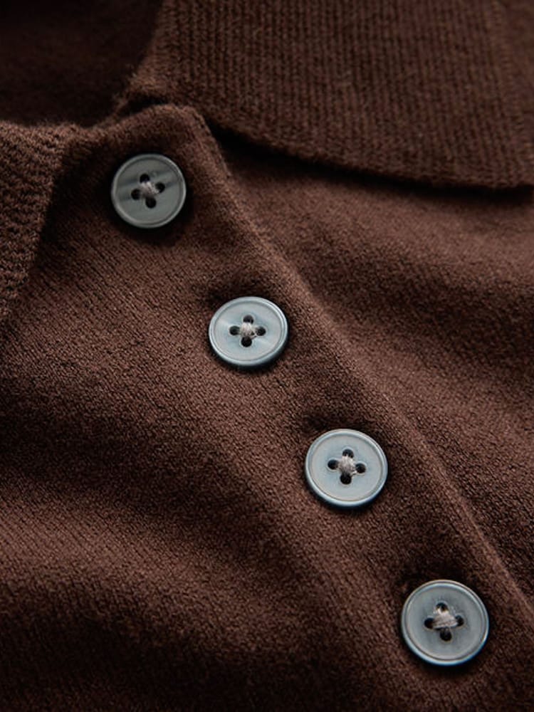 Boden Brown Chloe Henley Knitted Tank - Image 7 of 7 Boden Brown Chloe Henley Knitted Tank - Image 7 of 7