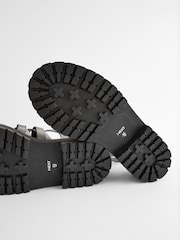 Pewter Forever Comfort® Chunky Strappy Sandals - Image 6 of 8