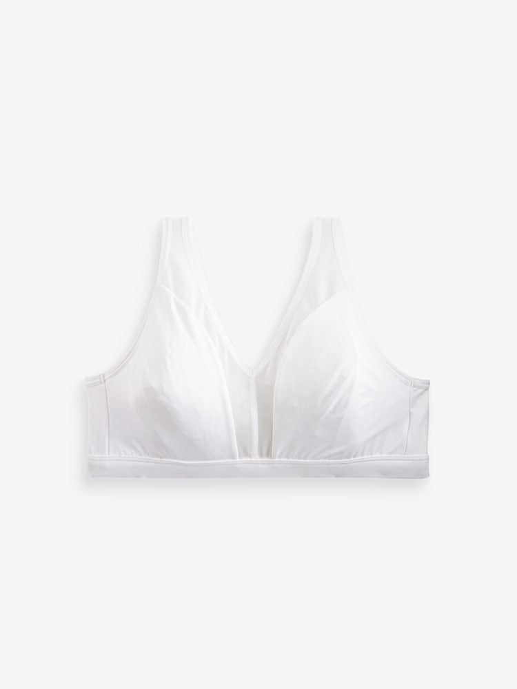 White Total Support Non Wire Ultimate Comfort Bra B-H - Image 7 of 8