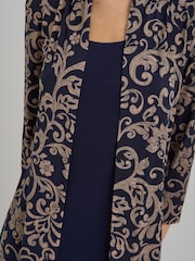 Gina Bacconi Blue Patsey Mock Dress And Jacket - Image 2 of 6