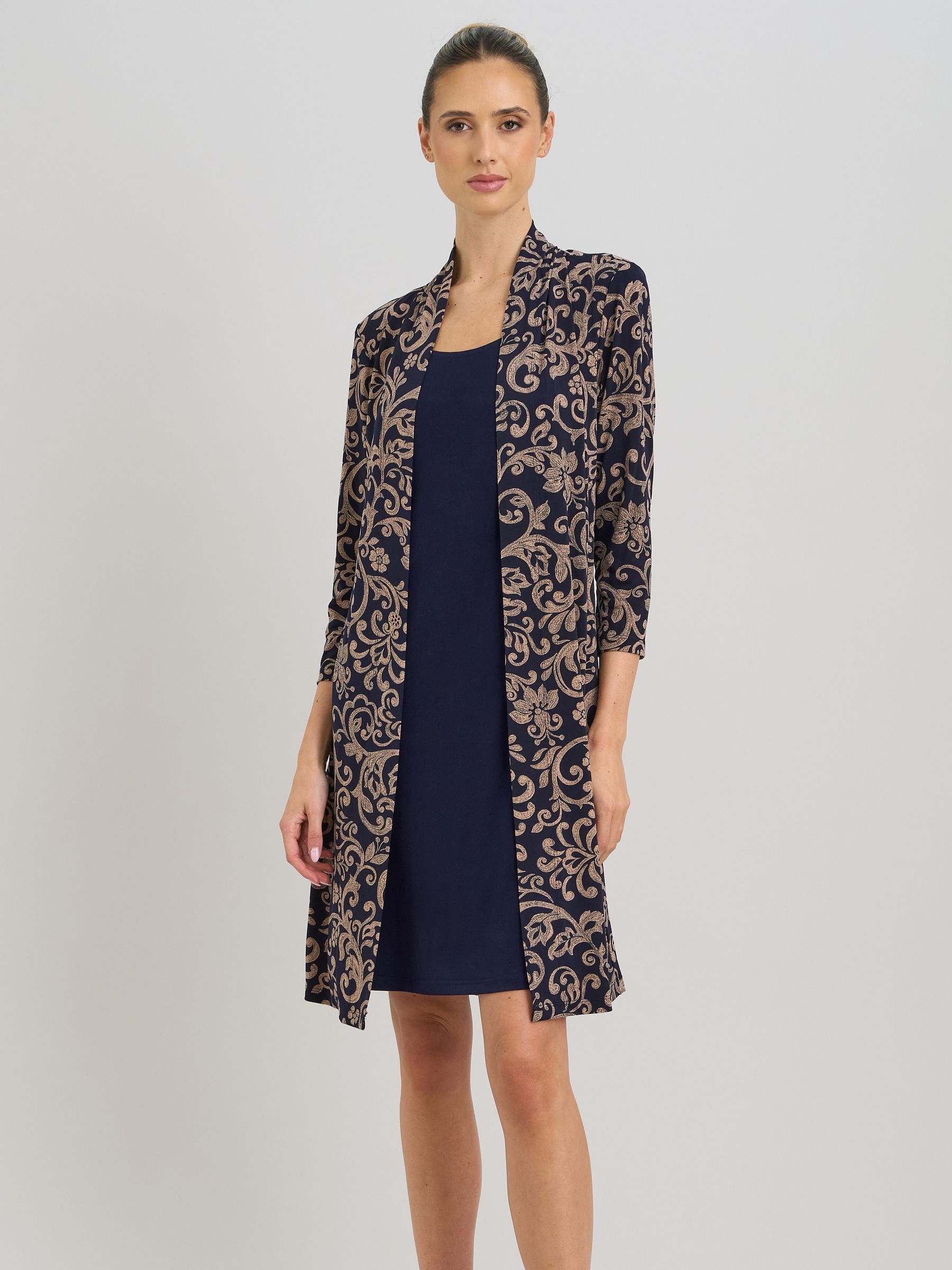 Buy Gina Bacconi Blue Patsey Mock Dress And Jacket from the Next