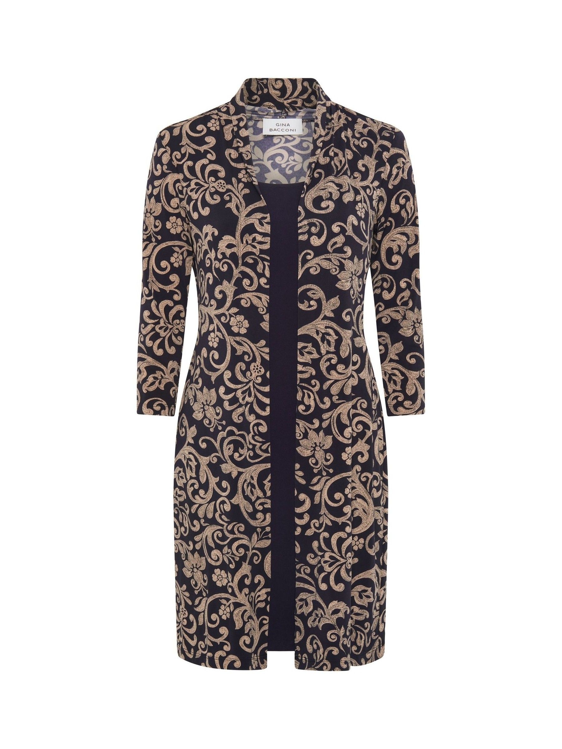 Buy Gina Bacconi Blue Patsey Mock Dress And Jacket from the Next
