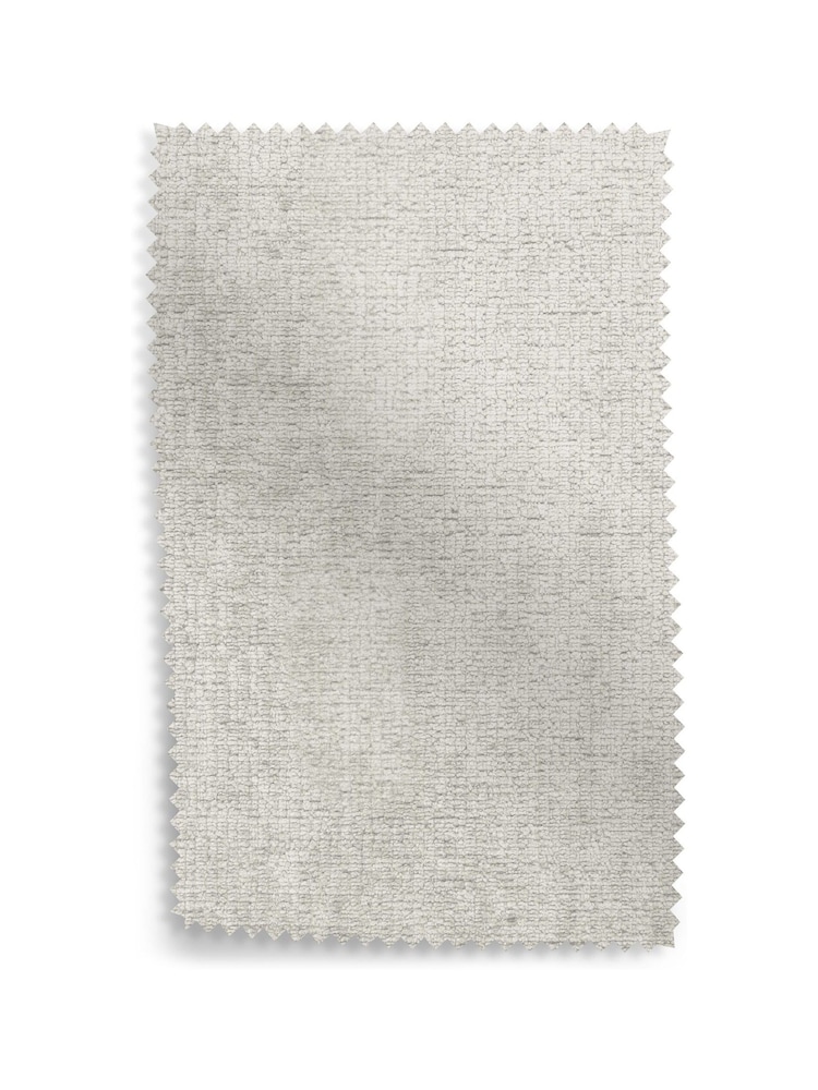 Oyster Fabric by The Metre Plush Chenille - Image 1 of 1
