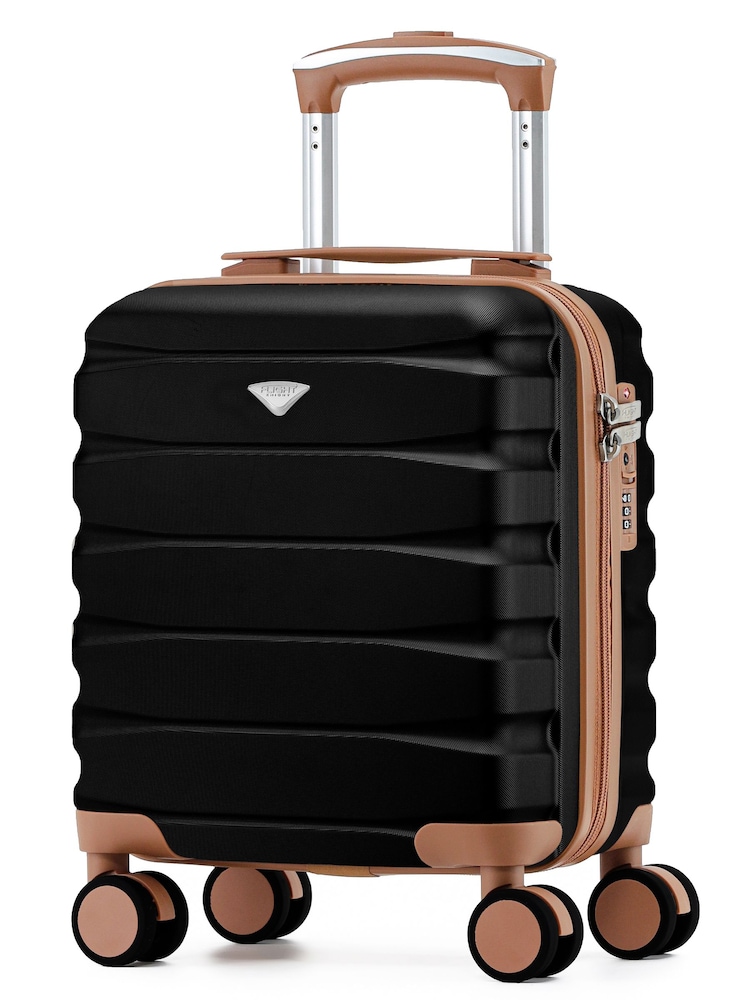 Flight Knight Black Ground Hand Luggage Maximum Size Approved for Ryanair & Wizz Free Carry On Underseat Cabin Bag - Image 1 of 1