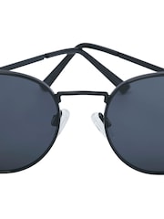 JACK & JONES Black Dark Aviator Sunglasses - Image 3 of 3