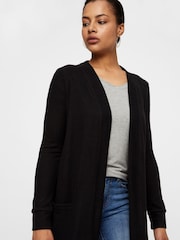 NOISY MAY Black Cosy Longline Soft Cardigan - Image 3 of 4