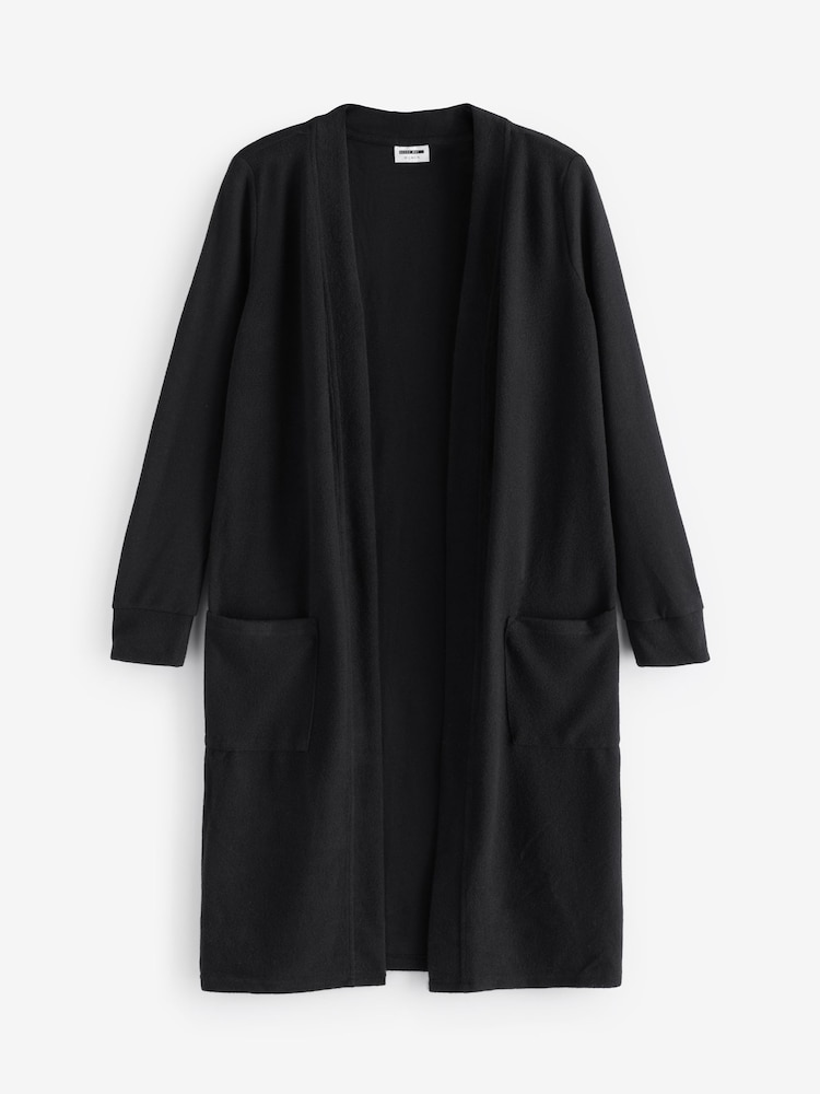 NOISY MAY Black Cosy Longline Soft Cardigan - Image 4 of 4