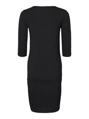 Mamalicious Black Maternity 3/4 Sleeve Dress - Image 6 of 6