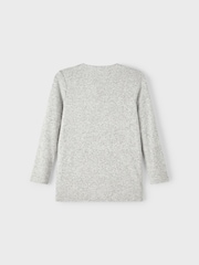 Name It Grey Knitted Cardigan with Pockets - Image 3 of 4