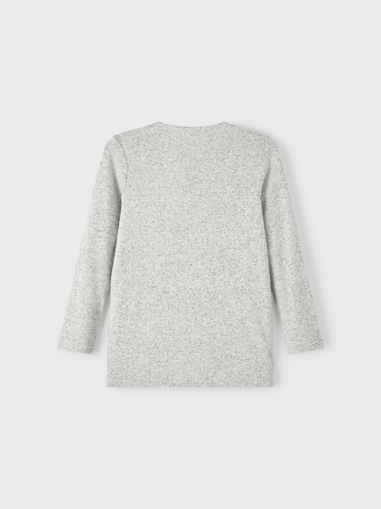 Name It Grey Knitted Cardigan with Pockets - Image 3 of 4