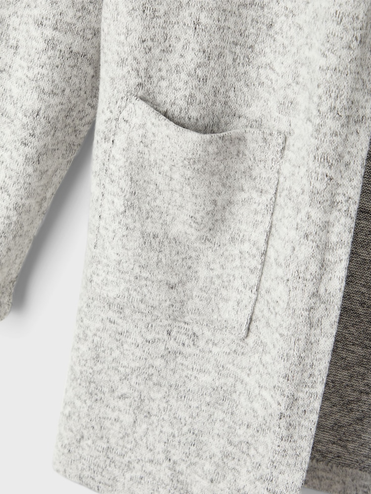 Name It Grey Knitted Cardigan with Pockets - Image 4 of 4